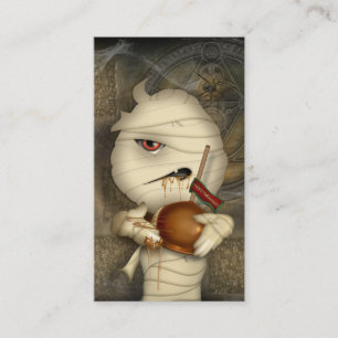 Funny Mummy Halloween Costume Business Card