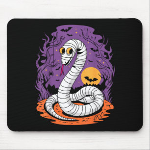 Funny Mummy Snake Lovers Spooky Halloween Costume Mouse Mat