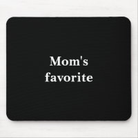 Funny "Mum's favourite" Quote With White Text