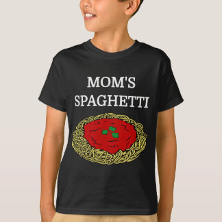 Funny Mum's Spaghetti Food Lover Foodie Loves Past T-Shirt