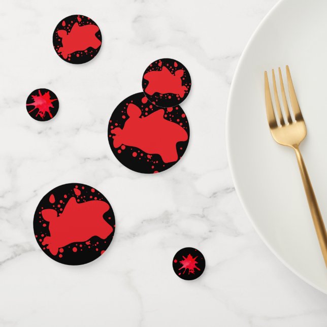 Funny Murder Mystery Halloween Party blood  Confetti (Group)