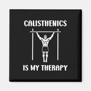 Funny Muscu Streetworkout Sport Workout Simple Cal Magnet