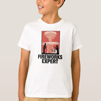 Funny Mushroom Cloud Fireworks Expert T-shirt
