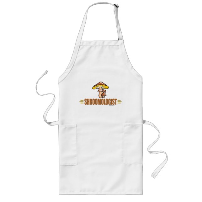 Funny Mushroom Long Apron (Front)