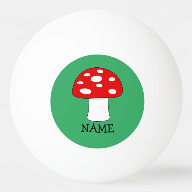 Funny mushroom ping pong balls for table tennis (Front)