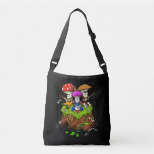 Funny Mushrooms Crossbody Bag