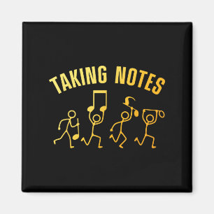 Funny Music Art For Men Women Musical Note Gag Mus Magnet