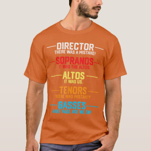 Funny Music Choir Gift Musician Recognition family T-Shirt