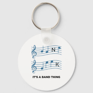 Funny Music - It's A Band Thing Key Ring
