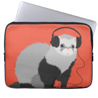 Funny Music Lover Ferret