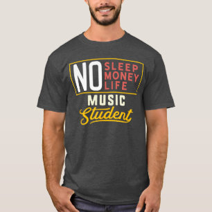 Funny Music Major Student Graduation Gift College T-Shirt