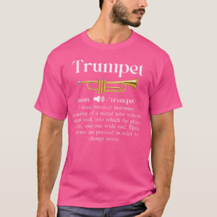 Funny Music Trumpet Noun Definition - For Orchestr T-Shirt