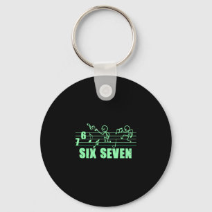 Funny Musical 67 Music Meme Slang Six Seven Music  Key Ring