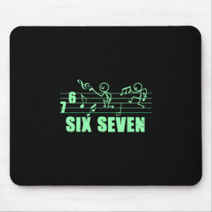 Funny Musical 67 Music Meme Slang Six Seven Music Mouse Mat