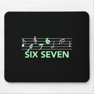 Funny Musical 67 Music Meme Slang Six Seven Music Mouse Mat