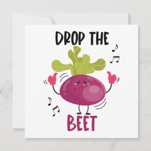 Funny Musical Beet Pun Card
