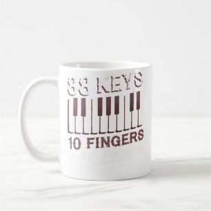 Funny Musician Pianist Music Lover Gifts Piano Coffee Mug