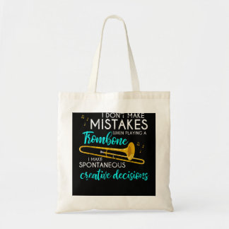 Funny Musician Trombone Player Gift Trombone Tote Bag