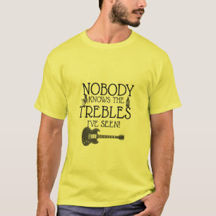Funny Musicians Treble Joke Pun Music Teachers T T-Shirt