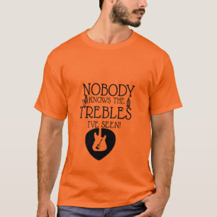Funny Musicians Treble Joke Pun Music Teachers T T-Shirt