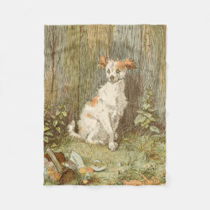 Funny mutt puppy fleece blanket - Caldecott - 1877
