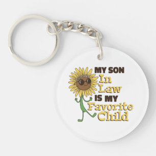 Funny My Son In Law Is My Favourite Child Family M Key Ring