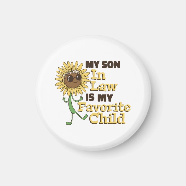 Funny My Son In Law Is My Favourite Child Family M Magnet (Front)