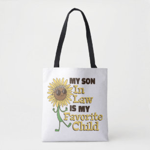 Funny My Son In Law Is My Favourite Child Family M Tote Bag