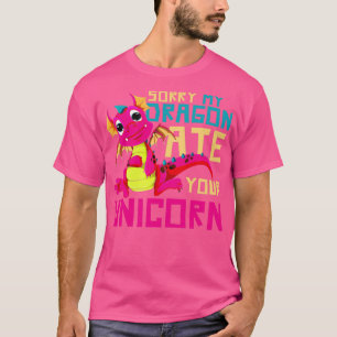 Funny Mythical Creature Unicorn Cute Dragon T-Shirt
