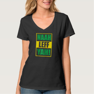 Funny Naah Leff Yah! Raglan T-Shirt