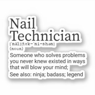 Funny Nail Tech Definition, Nail Technician Gifts