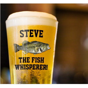 Funny Name Fish Whisperer Largemouth Bass Sports Glass