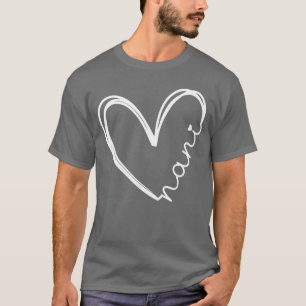 Funny Nani Heart for Grandma Mother Day Women frie T-Shirt