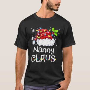 Funny Nanny Claus Christmas Pyjamas Santa T-Shirt