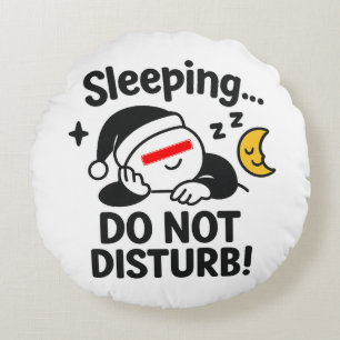 Funny Nap Decorative Round Cushion