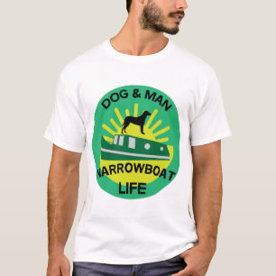 Funny Narrowboats   Canal Boats   British Cannel M T-Shirt