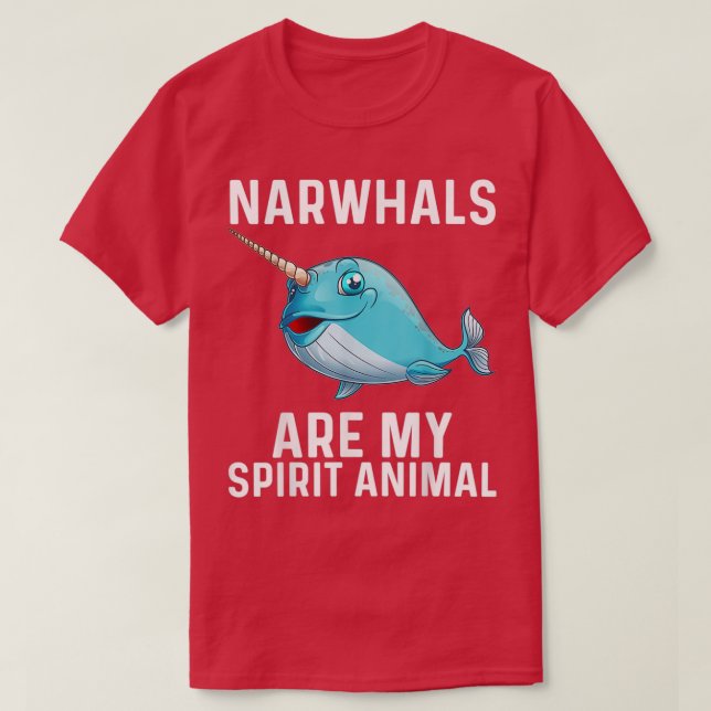 Funny Narwhal Gift For Men Women Sea Whale Fish Oc T-Shirt (Design Front)