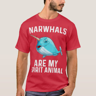 Funny Narwhal Gift For Men Women Sea Whale Fish Oc T-Shirt