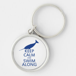 Funny Narwhal Humour Key Ring
