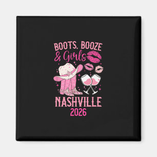 Funny Nashville Girls Trip 2026 Girls Vacation Nas Magnet