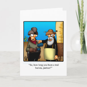 Funny National Cowboy Day Greeting Card
