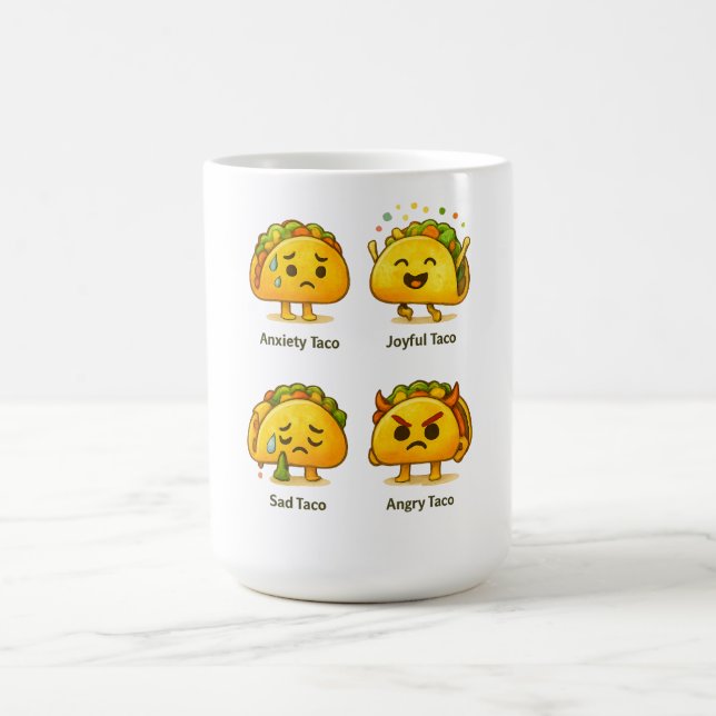Funny National Taco Day Coffee Mug (Center)