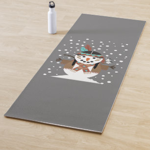 Funny Native American christmas tree decorations Yoga Mat