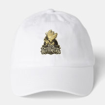 Funny Nature Dad Hat | Gold Butterfly Baseball Cap