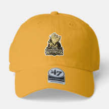 Funny Nature Dad Hat | Gold Butterfly Baseball Cap