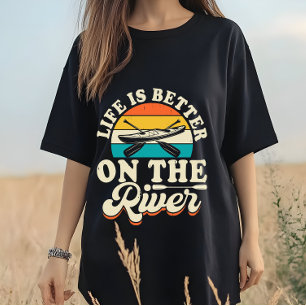 Funny Nature lover   river life-Outdoor Adventure  T-Shirt