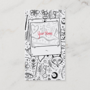 Funny Nature Of Life Sketchnotes Pattern 4 + 5 Business Card