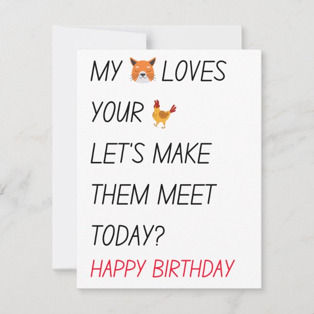 Funny Naughty Dirty Happy Birthday Gifts  Holiday Card (Front)