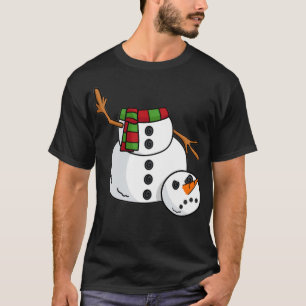 Funny & Naughty Headless Snowman Adult Humour Ugly T-Shirt