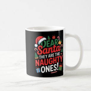 Funny Naughty List Christmas Holiday Group Coffee Mug